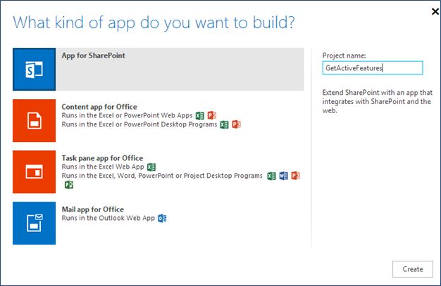 Creating App for SharePoint